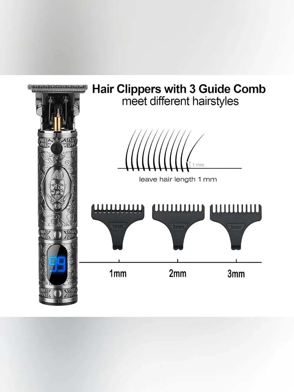 Professional Hair Trimmer for Men,  Professional Hair Clippers for Barber